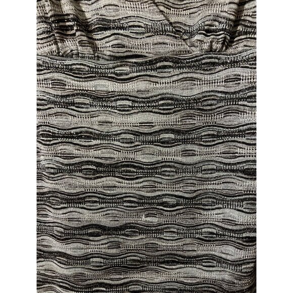 Connected Dress 10 Black Silver Gold Metallic Stretch Sheath Sleeveless Party - Picture 2 of 5